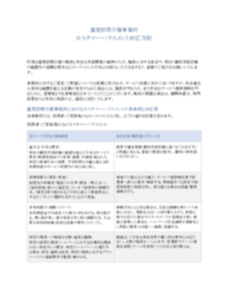 重度訪問介護_カスタマーハラスメント対応方針（軽め）_V5（1ページ目のプレビュー）